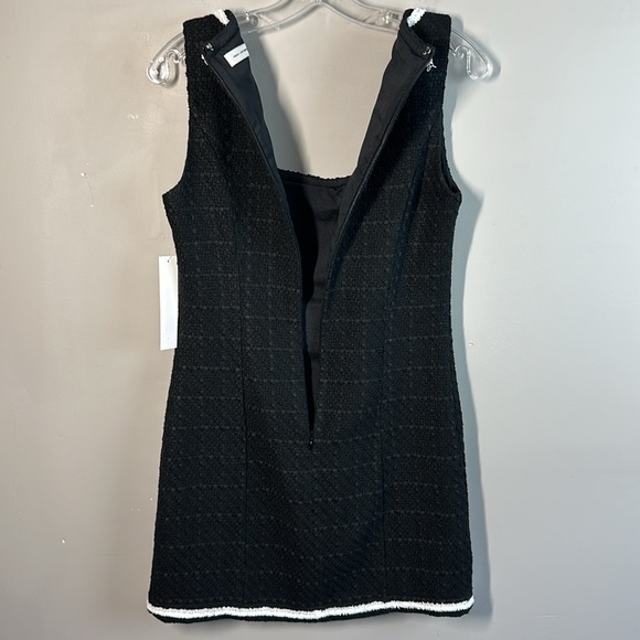 NWT Aqua X Liat Baruch Tweed Square Neck Mini Dress Size M - Picture 15 of 15